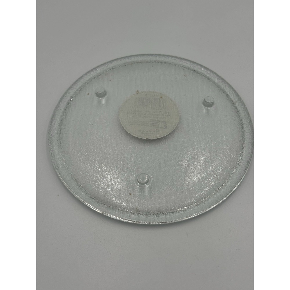 Clear Glass Candle Holder Plate with Feet Round Tray Home Decor 8"